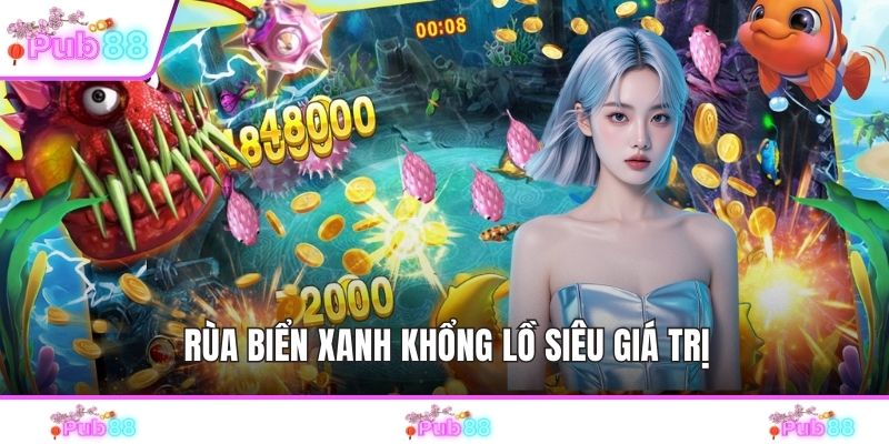 Rùa biển xanh khổng lồ siêu giá trị